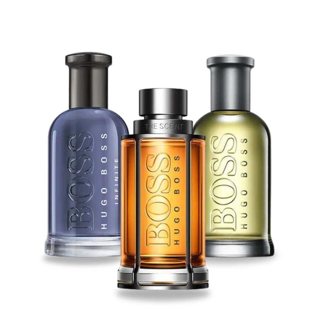 3er-Parfum-Set – Boss Bottled Infinite, Boss The Scent und Boss Bottled